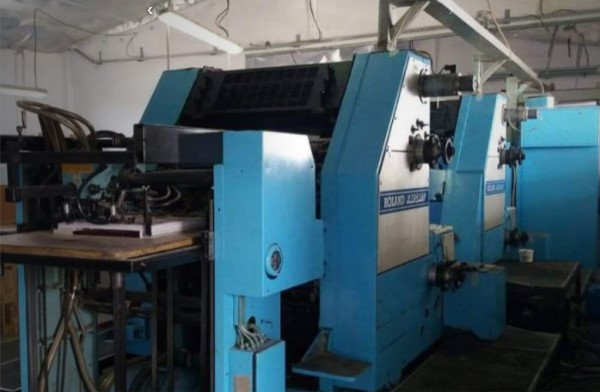 Used printing machinery